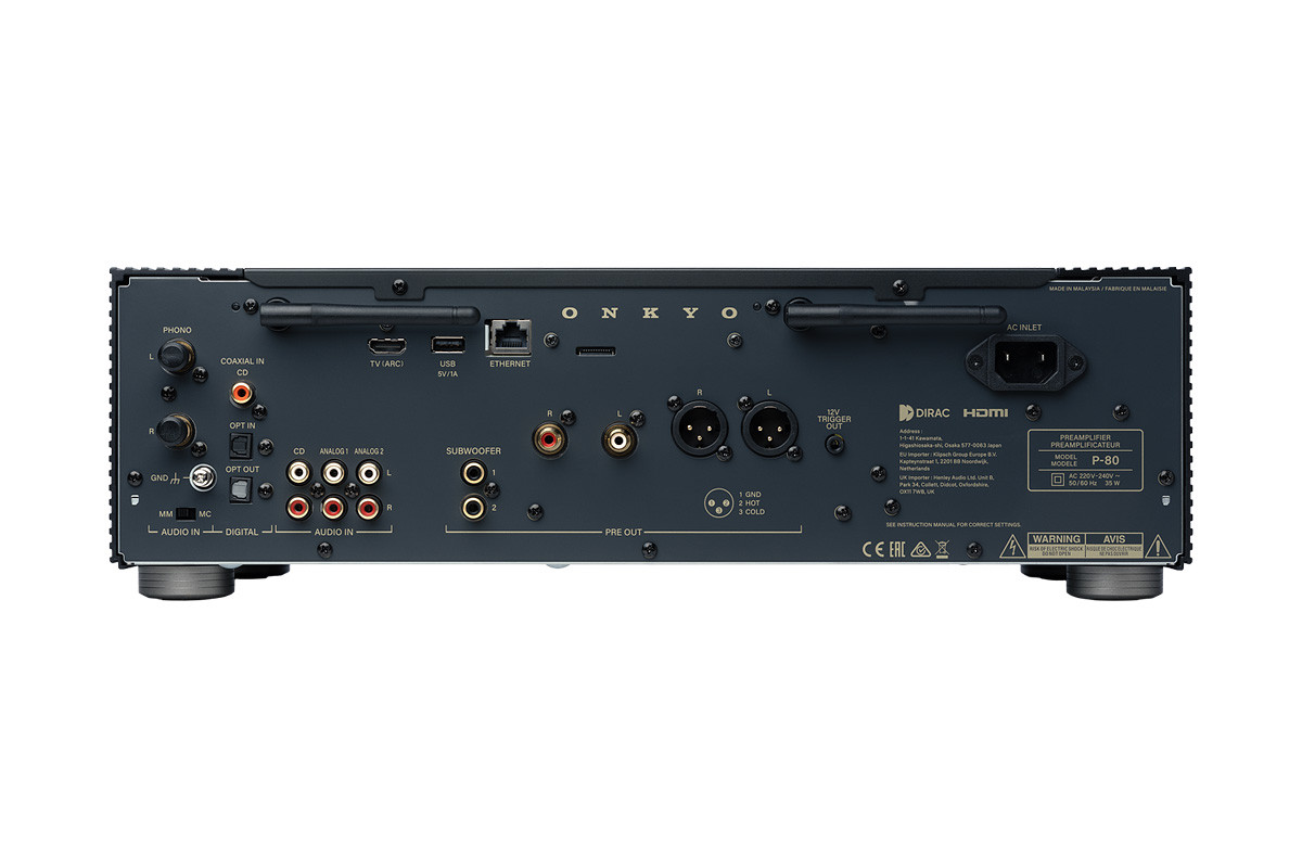 Onkyo Icon P-80 Black - przedwzmacniacz stereo