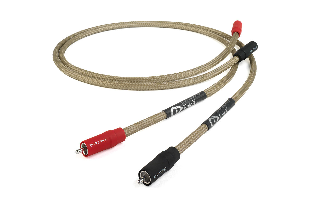 Chord EpicX Analogue RCA - przewód 2xRCA/2xRCA | interkonekt stereo o długości 2 m
