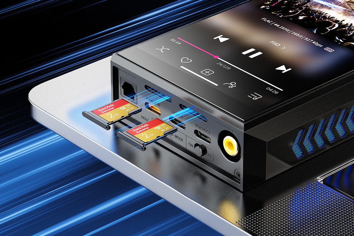 FiiO M27 Titanium Gold - przenośny odtwarzacz audio