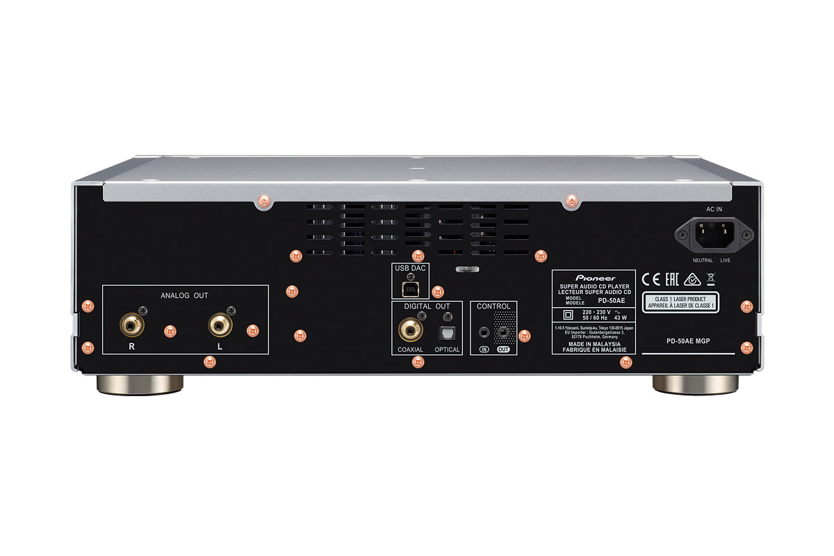 Pioneer PD-50AE Silver - odtwarzacz płyt CD/SACD