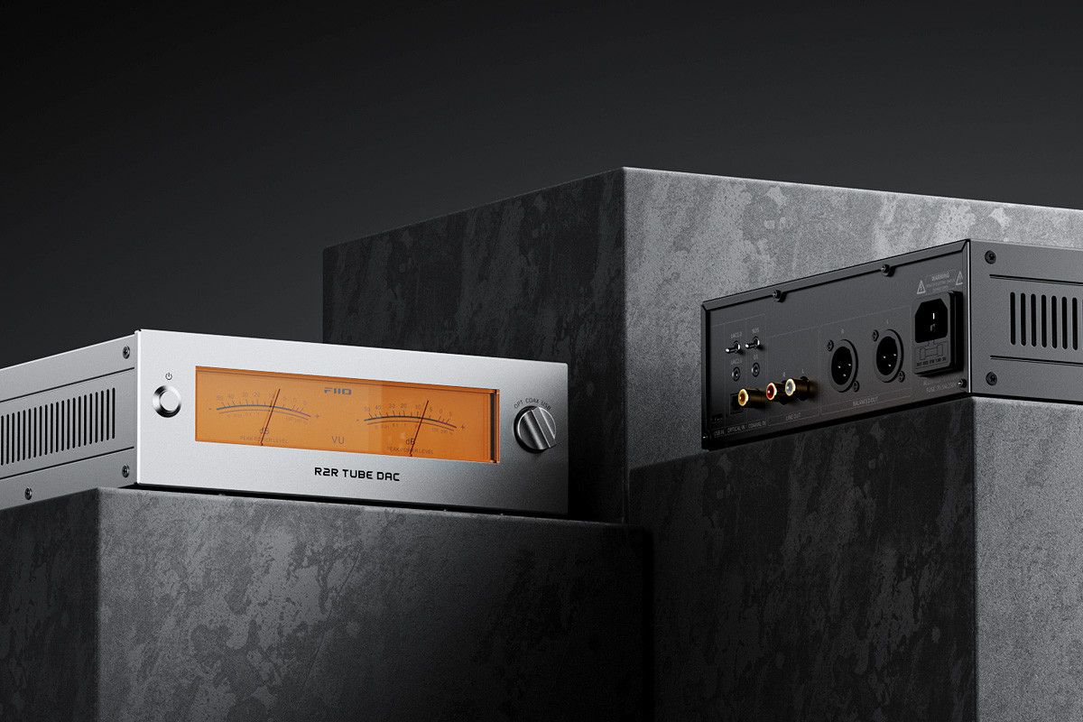 FiiO WARMER R2R Silver - przetwornik cyfrowo-analogowy DAC z buforem lampowym