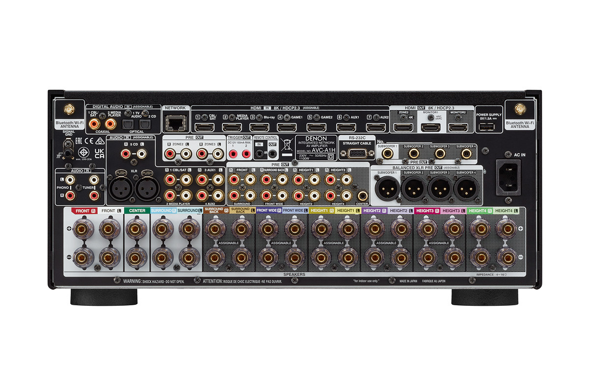 Denon AVC-A1H Black - amplituner wielokanałowy