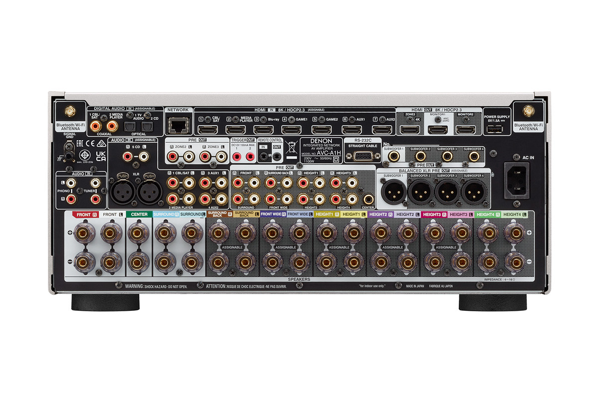 Denon AVC-A1H Premium Silver - amplituner wielokanałowy