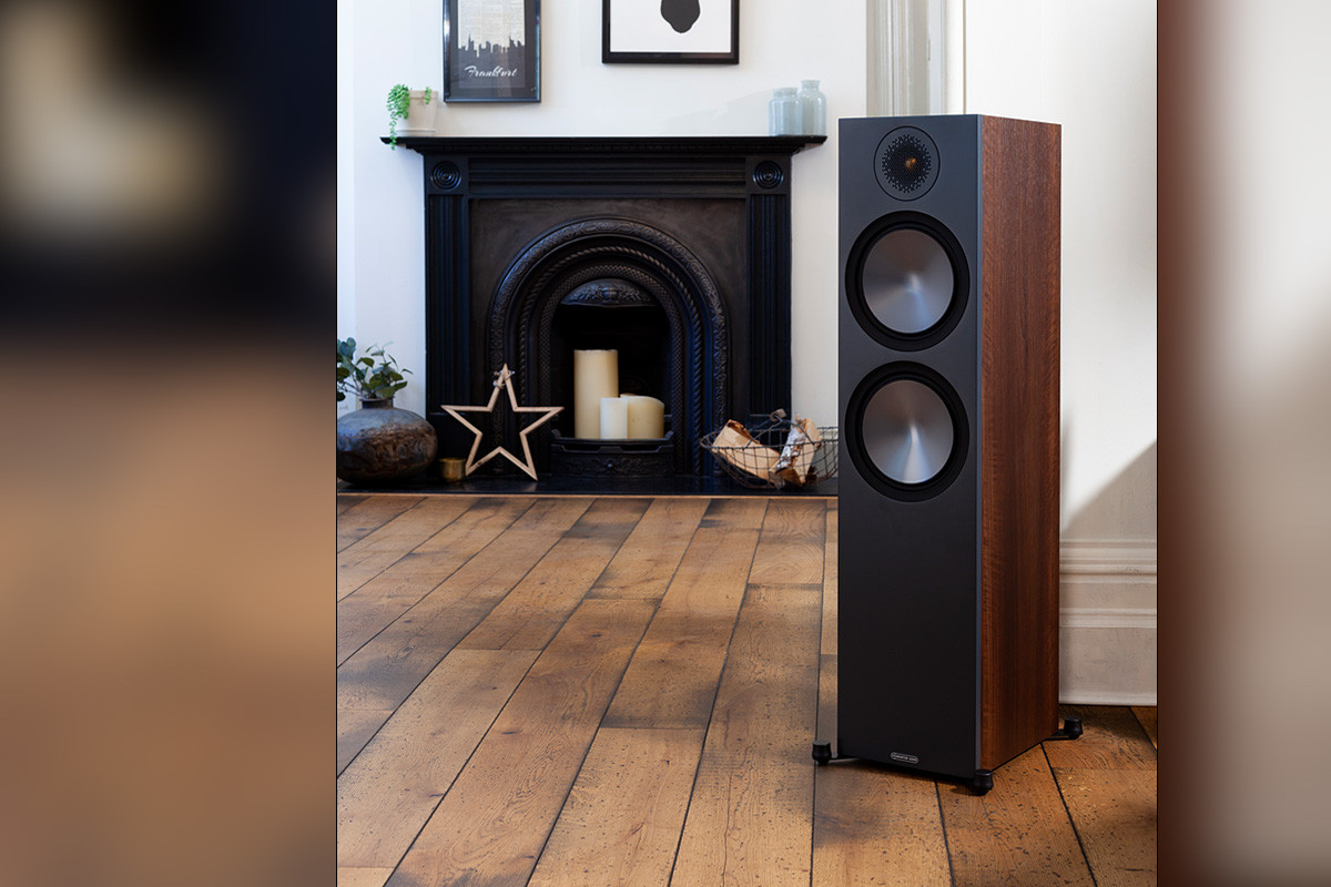 Monitor Audio Bronze 500 Walnut - kolumny podłogowe