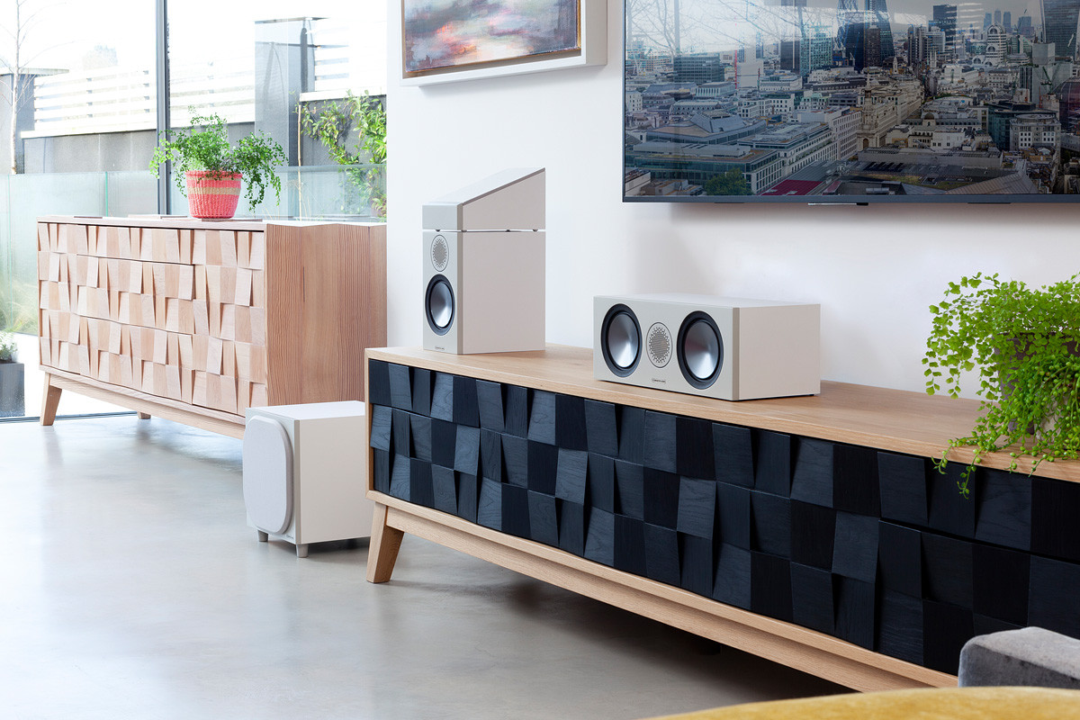 Monitor Audio Bronze C150 White - kolumna centralna