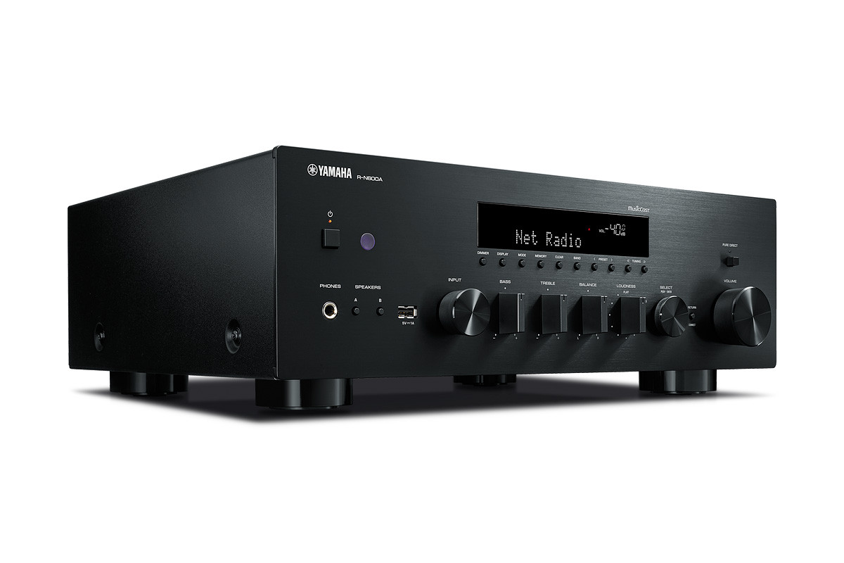 Yamaha R-N600A Black - amplituner stereo