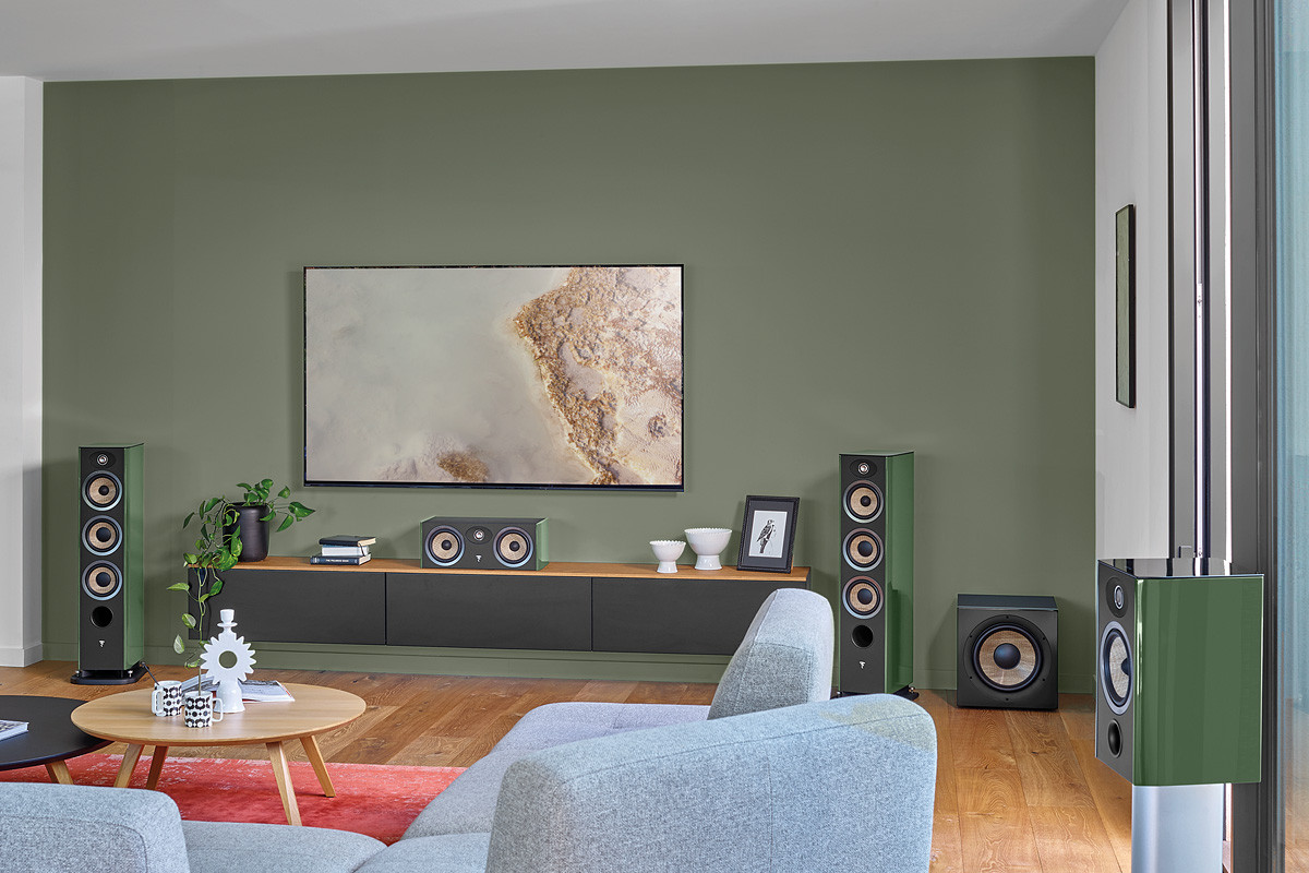 Focal Aria EVO X Nº2 Moss Green High Gloss - kolumny podłogowe