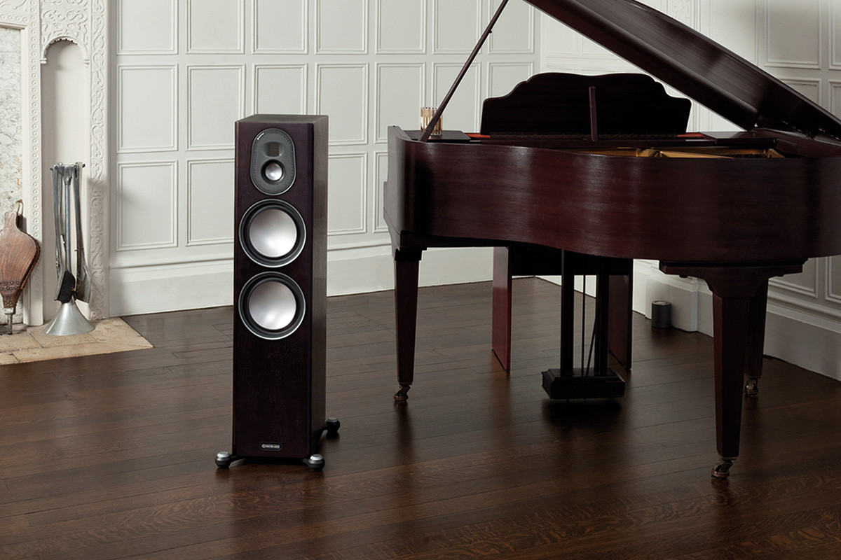 Monitor Audio Gold 300 Piano Gloss Black - kolumny podłogowe