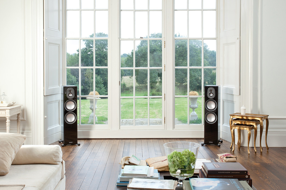 Monitor Audio Gold 300 Piano Gloss Black - kolumny podłogowe