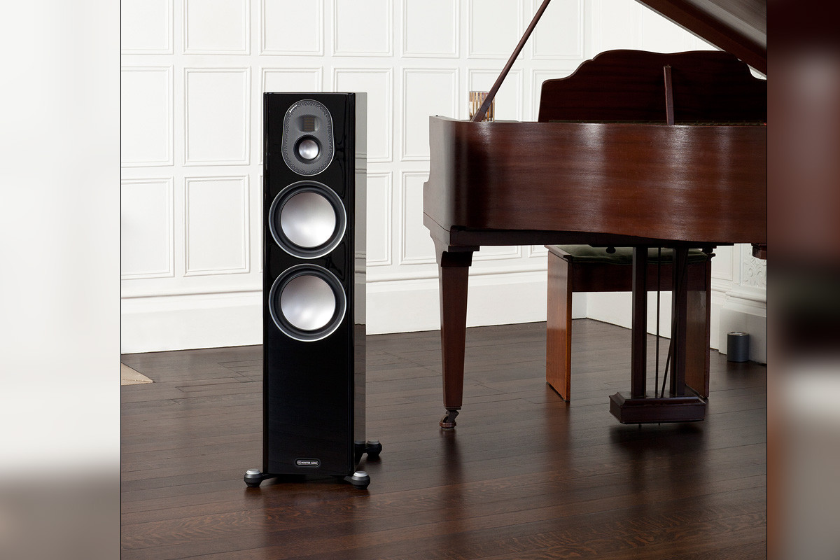 Monitor Audio Gold 300 Piano Gloss Black - kolumny podłogowe