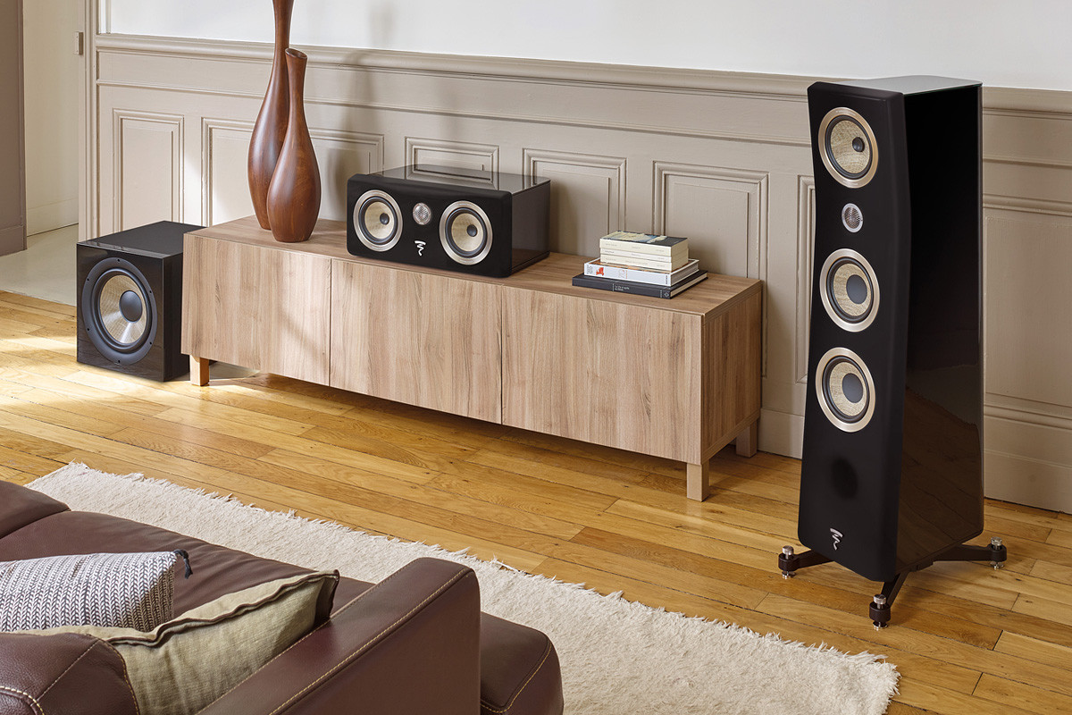 Focal Kanta Nº3 Walnut High Gloss | Black Mat - kolumny podłogowe