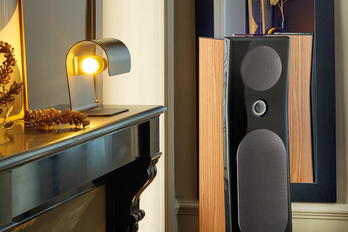 Focal Kanta Nº3 Walnut High Gloss | Ivory Mat - kolumny podłogowe