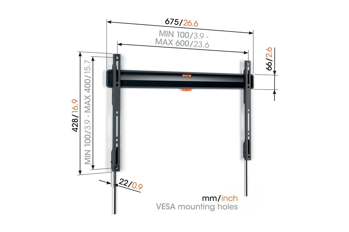 Vogel's TVM 3603 - uchwyt ścienny do TV (40-100 cali)
