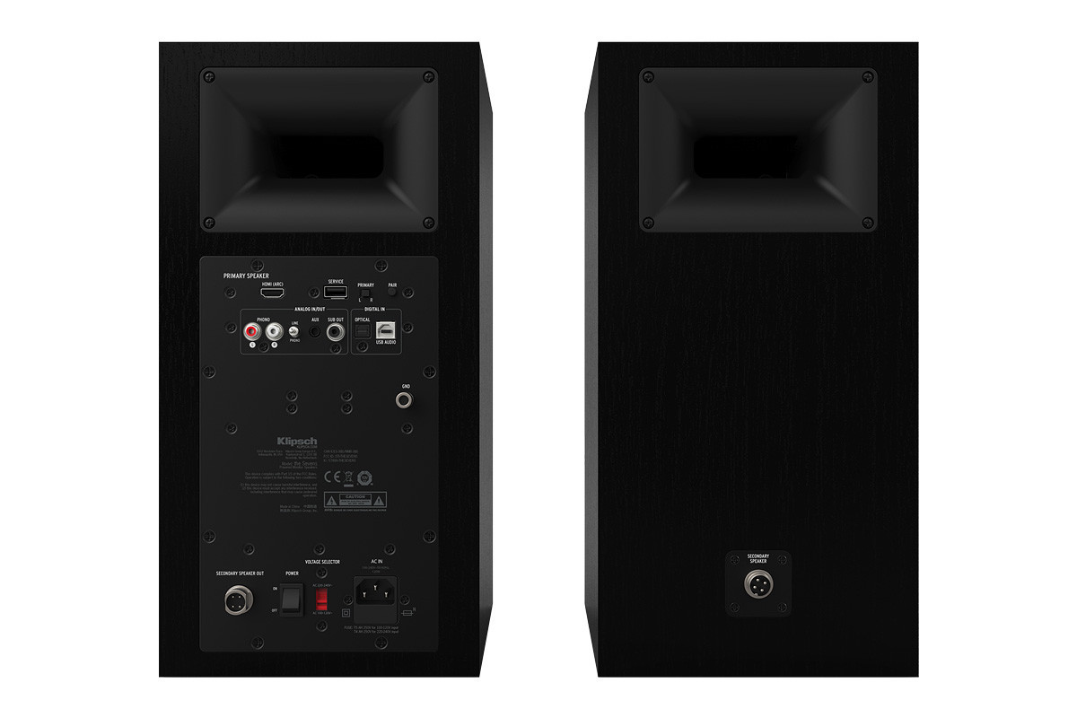 Klipsch The Sevens Matte Black - kolumny aktywne