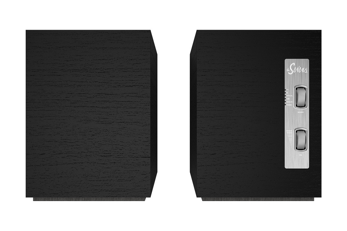 Klipsch The Sevens Matte Black - kolumny aktywne