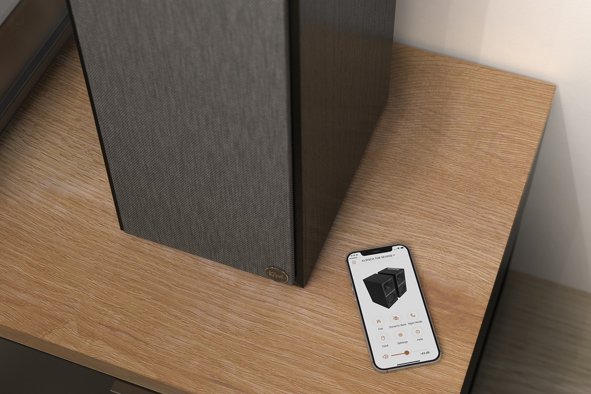 Klipsch The Sevens Matte Black - kolumny aktywne