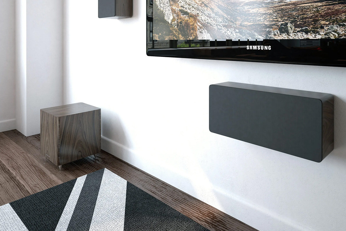 Acoustic Energy AE105 Walnut - kolumna ścienna