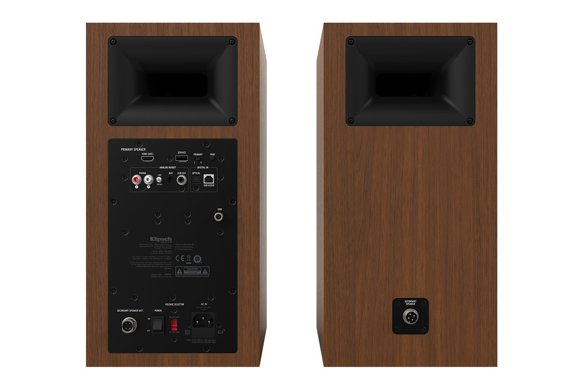 Klipsch The Sevens Walnut - kolumny aktywne
