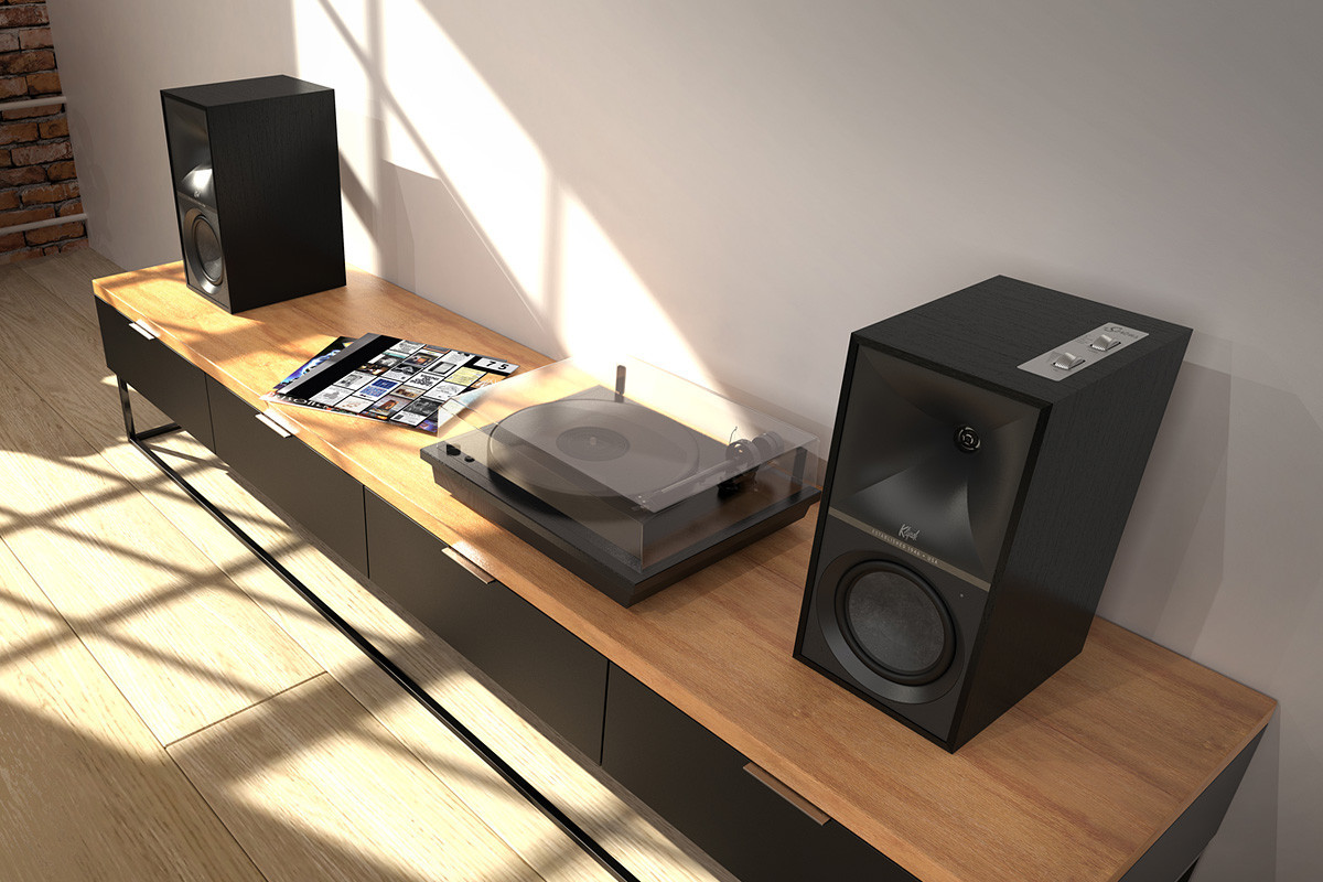 Klipsch The Sevens Walnut - kolumny aktywne