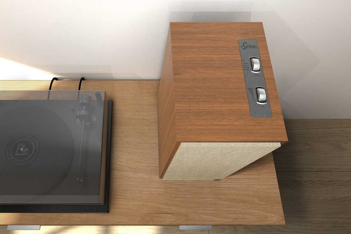 Klipsch The Sevens Walnut - kolumny aktywne