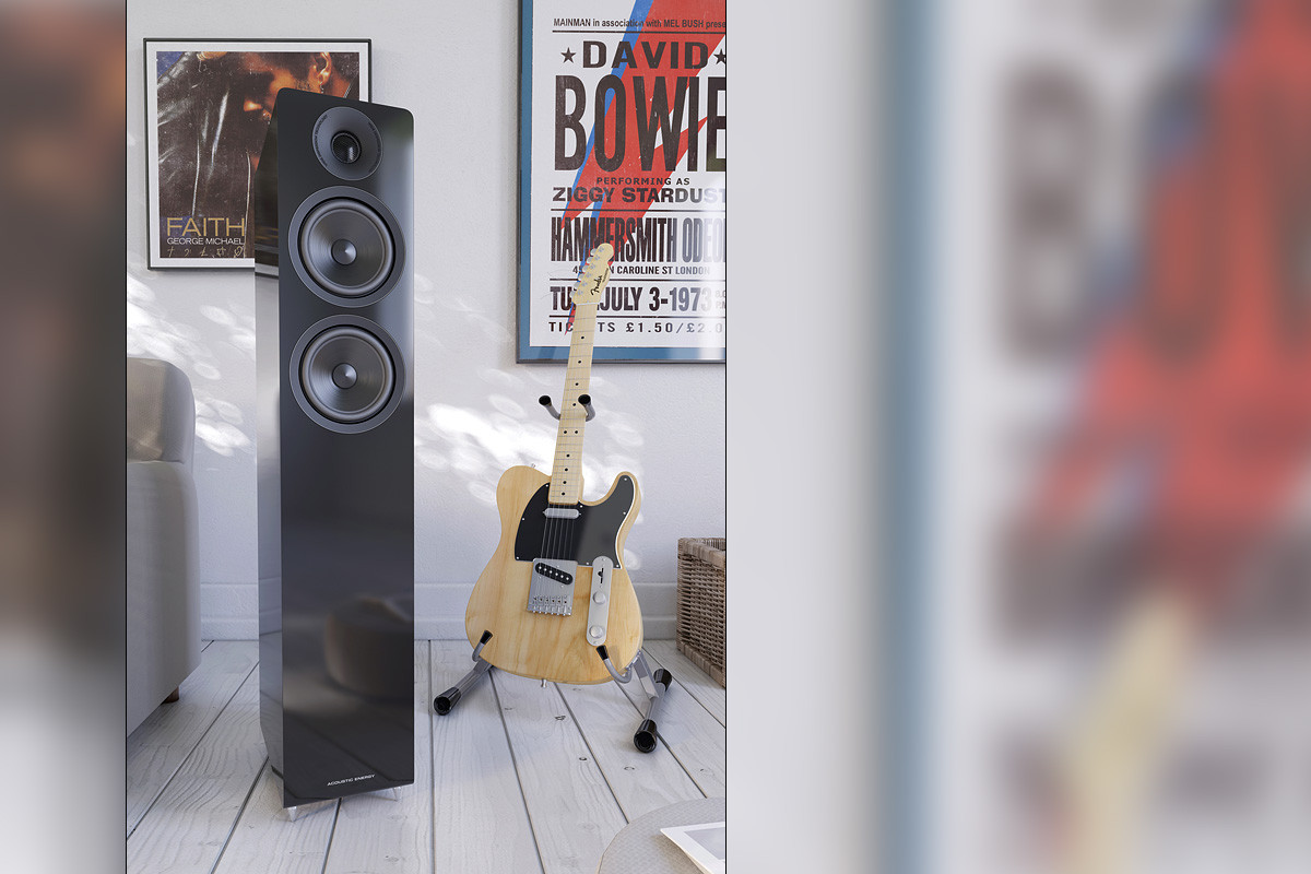 Acoustic Energy AE309 Piano Gloss Black - kolumny podłogowe