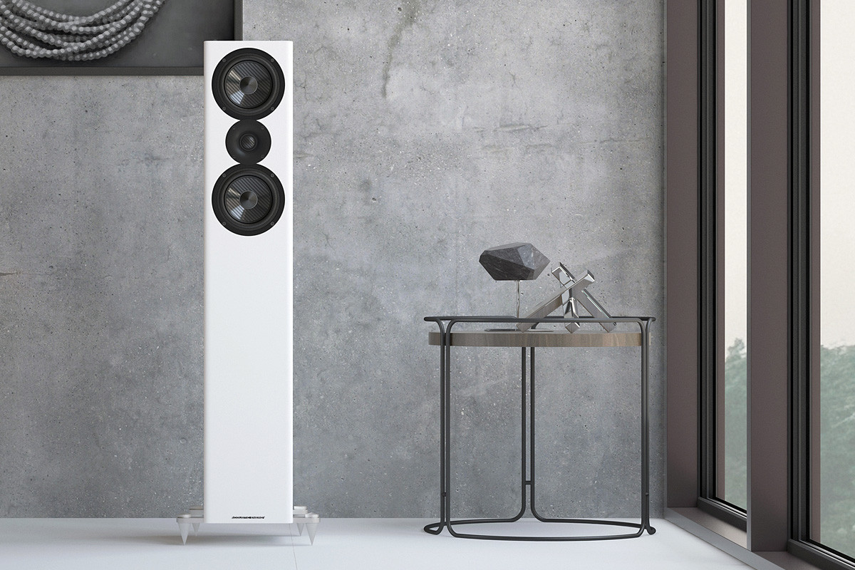 Acoustic Energy AE509 Piano Gloss White - kolumny podłogowe