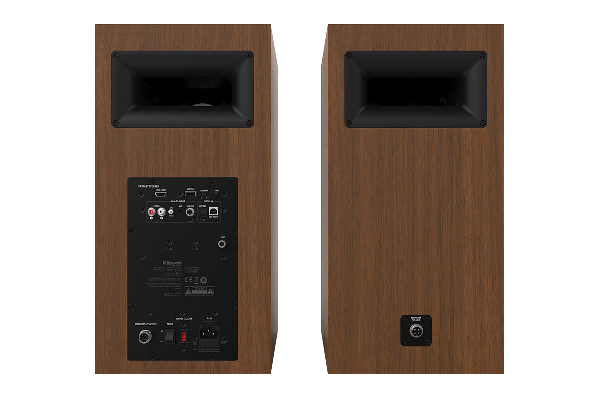 Klipsch The Nines Walnut - kolumny aktywne
