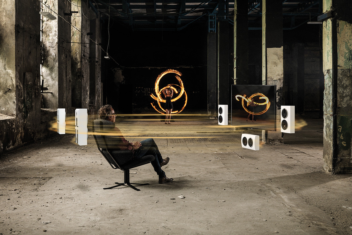 Dali Rubicon LCR White High Gloss - kolumna ścienna