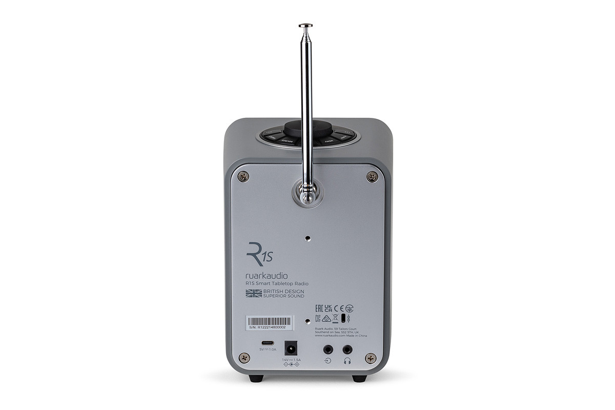Ruark Audio R1S Mid Grey - kompaktowe radio FM/DAB+ z funkcjami sieciowymi