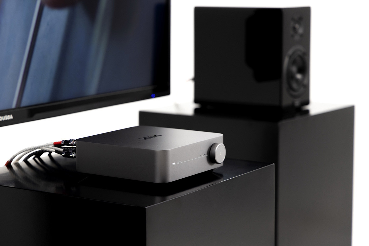 WiiM Amp Dark Grey - system audio typu "all-in-one"