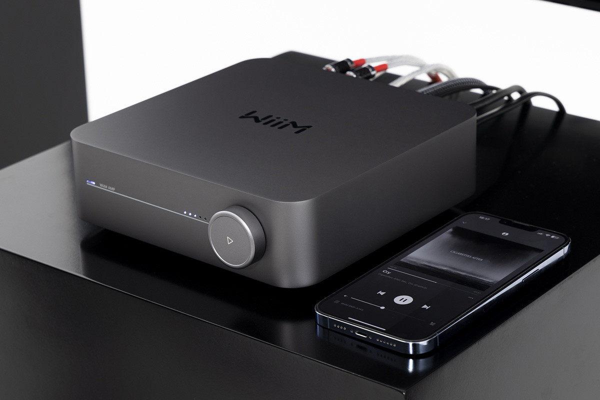 WiiM Amp Dark Grey - system audio typu "all-in-one"