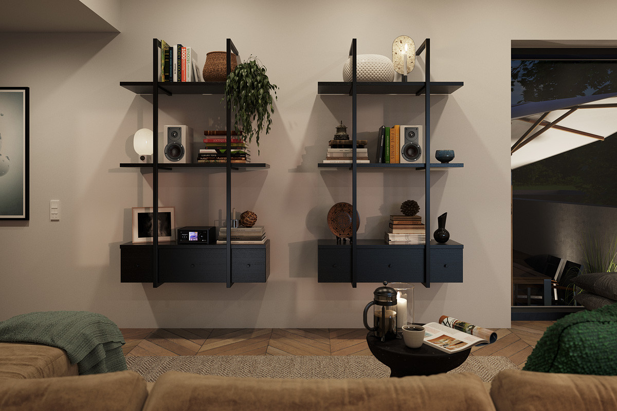 Dali Opticon 1 MK2 Black Satin - kolumny podstawkowe