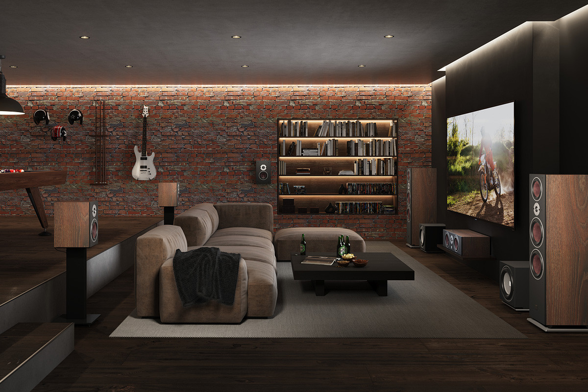 Dali Oberon Grand Vokal Dark Walnut - kolumna centralna