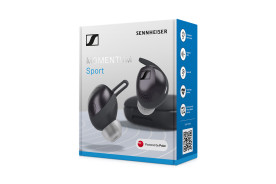 Sennheiser Momentum Sport | MSPORT1 Graphite - słuchawki dokanałowe bezprzewodowe Bluetooth