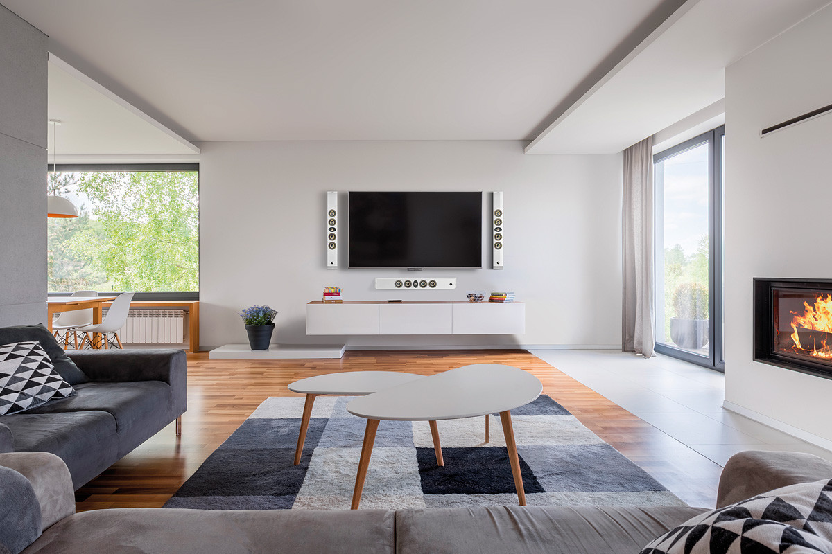 Focal On Wall 302 White High Gloss - kolumny ścienne