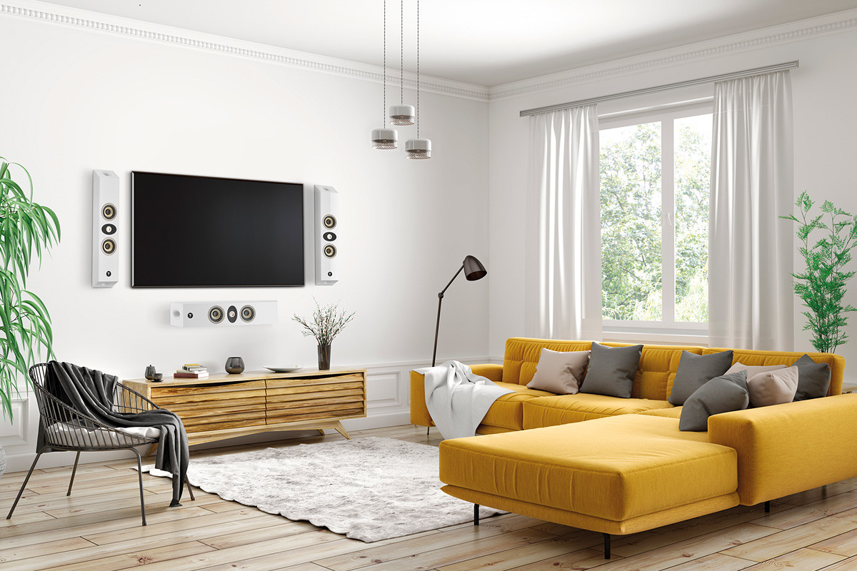 Focal On Wall 301 White High Gloss - kolumny ścienne