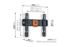 Vogel's TVM 1203 - uchwyt ścienny do TV (19-50 cali)