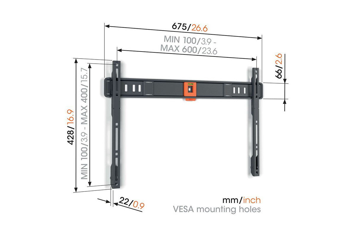 Vogel's TVM 1603 - uchwyt ścienny do TV (40-100 cali)