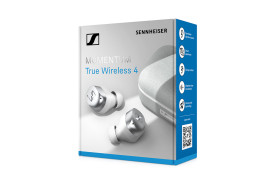 Sennheiser Momentum True Wireless 4 | MTW4 White Silver - słuchawki dokanałowe bezprzewodowe Bluetooth
