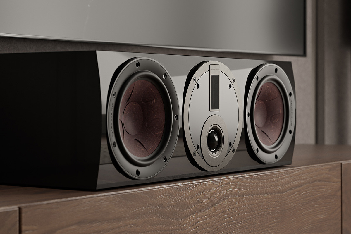 Dali Rubikore Cinema High Gloss Black - kolumna centralna/podstawkowa typu LCR