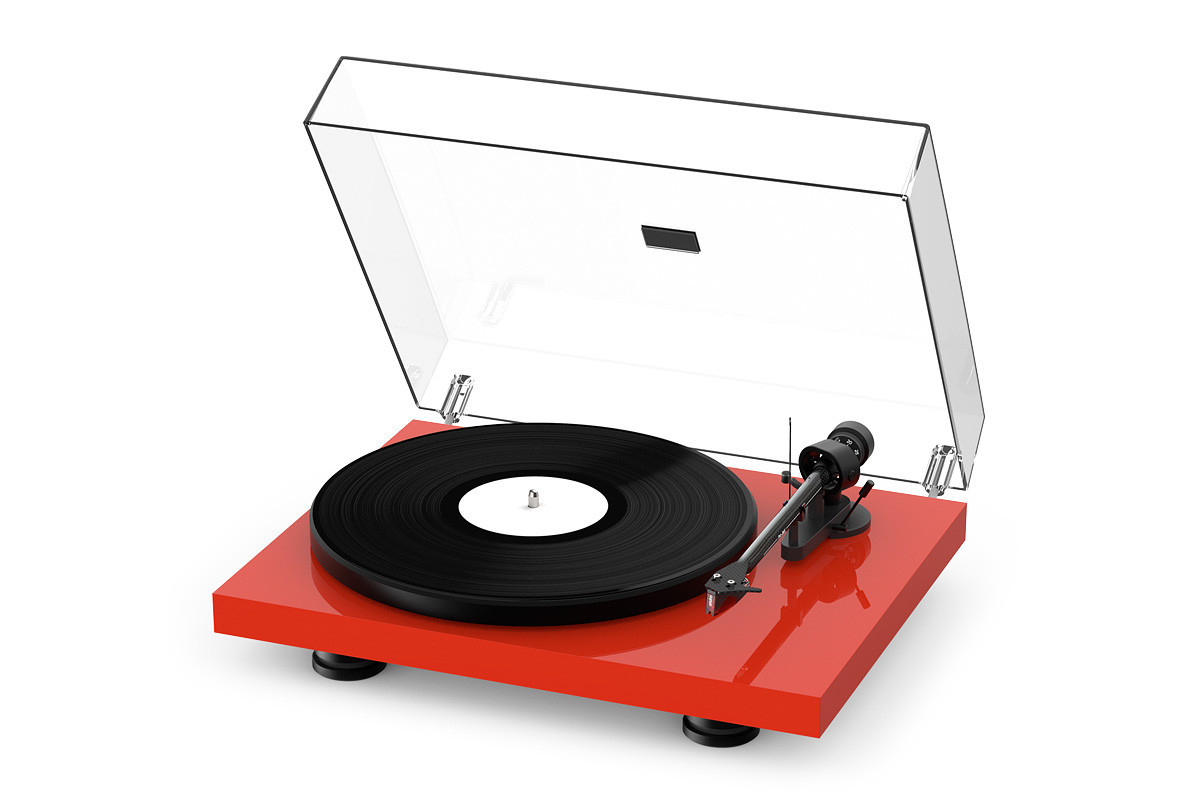Pro-Ject Debut Carbon EVO Red High Gloss - gramofon analogowy