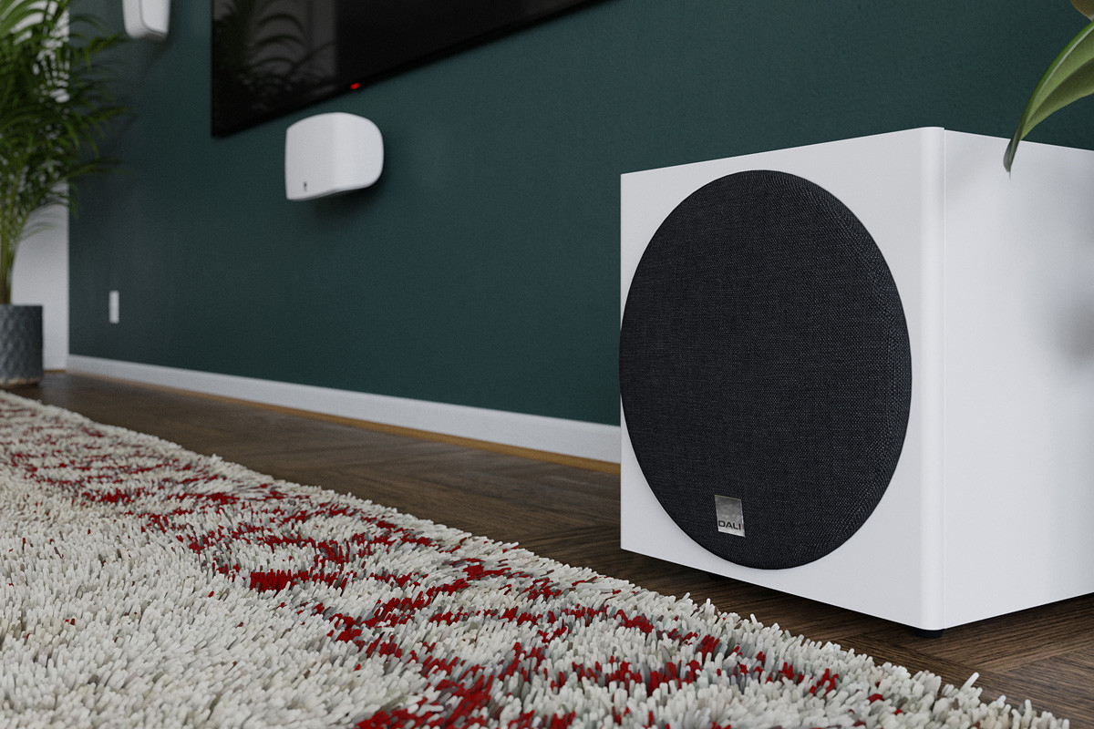 Dali SUB E-9 F White Satin - subwoofer aktywny