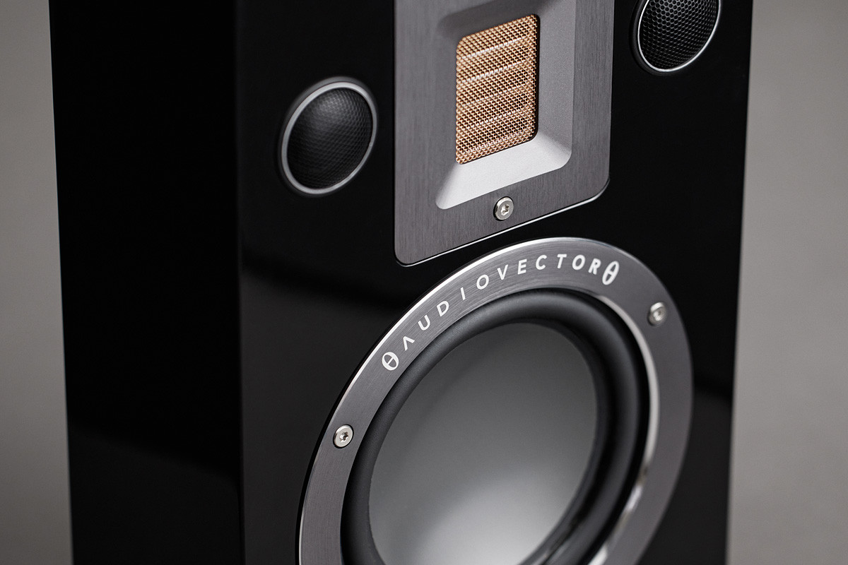 Audiovector QR Wall SE Black Piano - kolumna ścienna