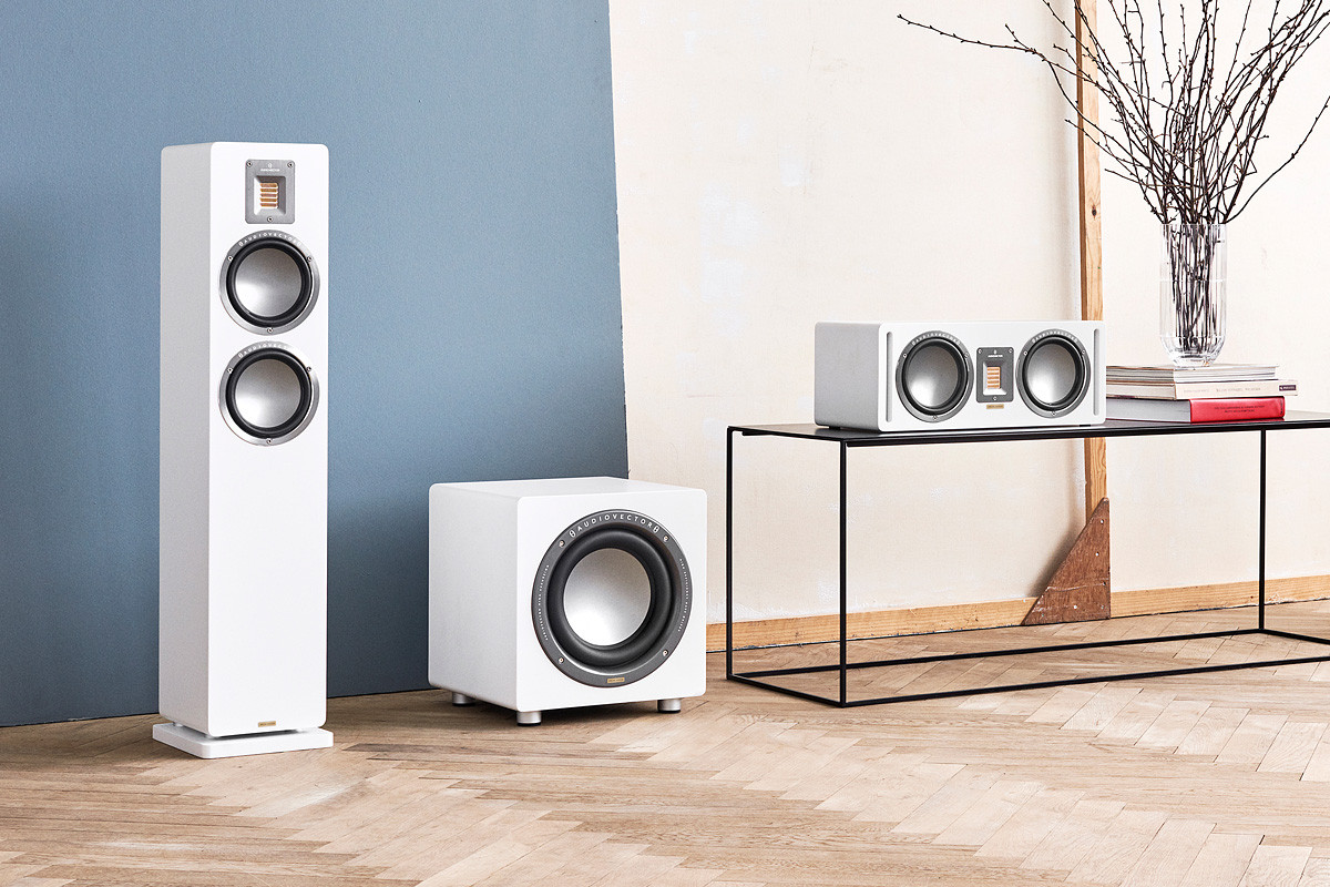 Audiovector QR SUB SE Dark Walnut - subwoofer aktywny