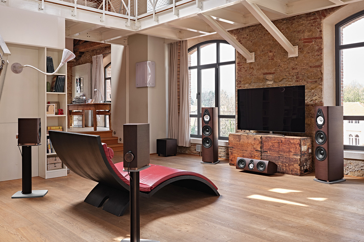 Sonus Faber Sonetto VIII G2 Piano Black - kolumny podłogowe