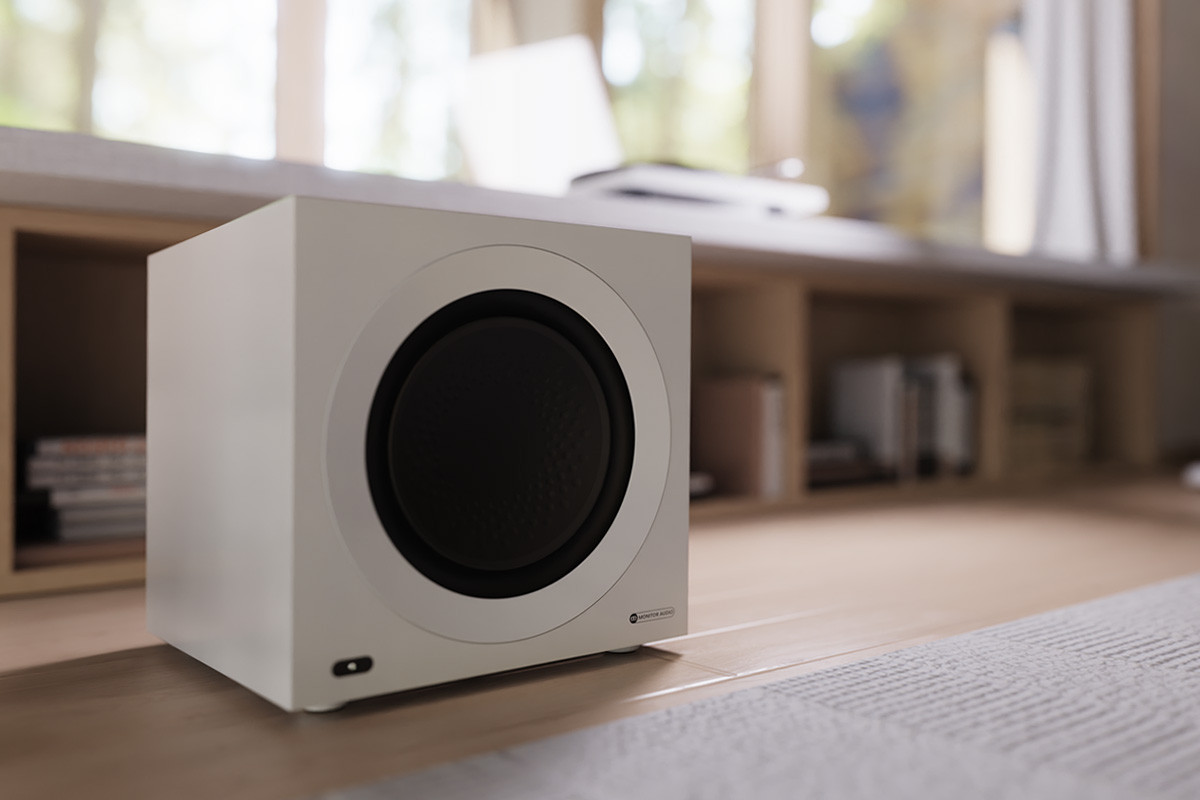 Monitor Audio Anthra W10 Satin White - subwoofer aktywny