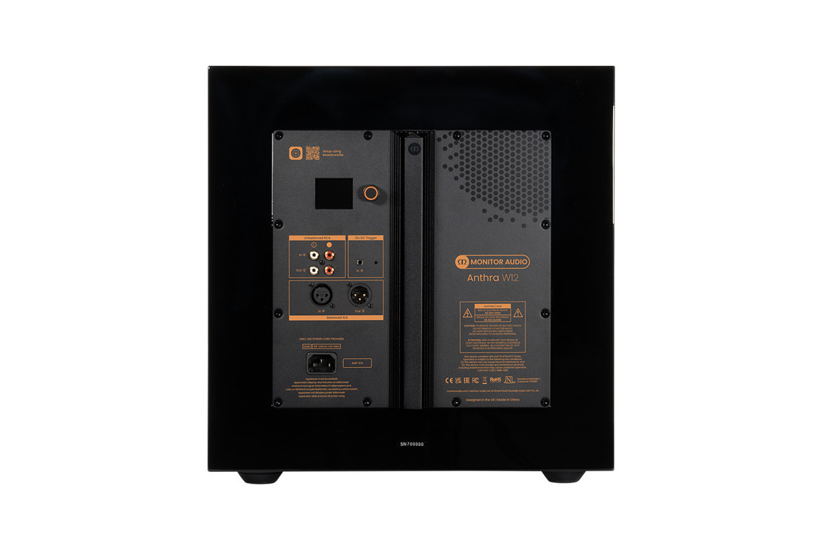 Monitor Audio Anthra W12 High Gloss Black - subwoofer aktywny