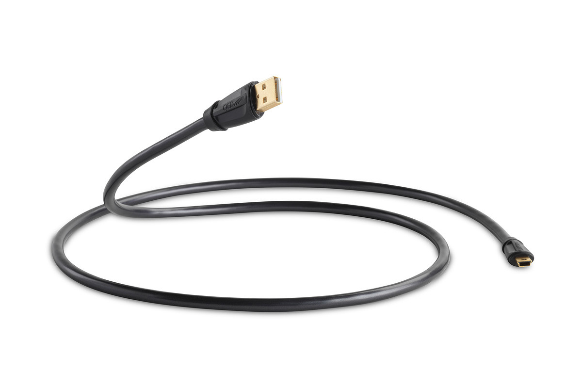 QED Performance USB A-mini B - przewód USB 2.0 A/mini B o długości 1,5 m