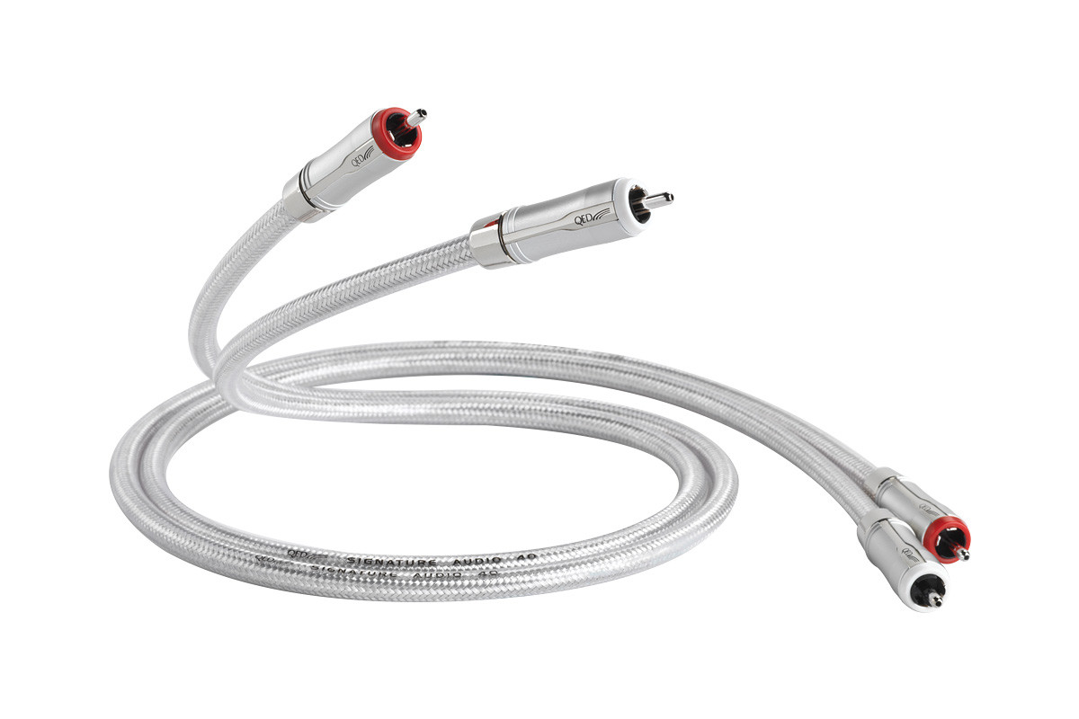 QED Signature Audio 40 - przewód 2xRCA/2xRCA | interkonekt stereo o długości 1 m