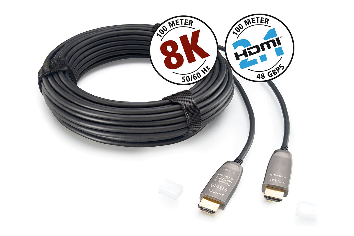Inakustik HDMI 2.1/8K Optical Fiber Cable - optyczny przewód HDMI/HDMI o długości 3 m